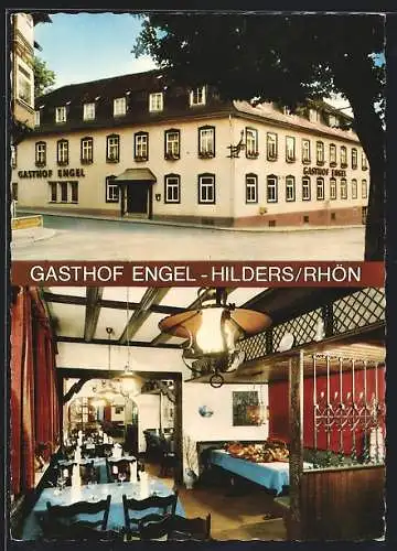 AK Hilders /Rhön, Hotel-Gasthof Engel, Bes. Familie Nüdling