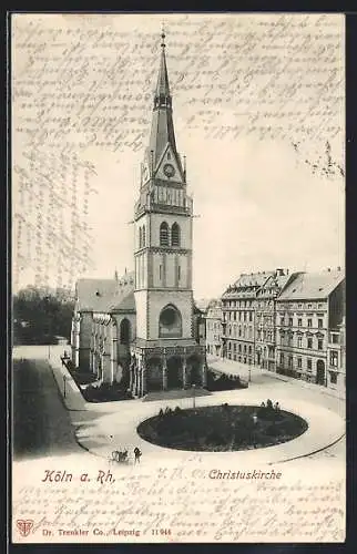 AK Köln-Neustadt, Partie an der Christuskirche