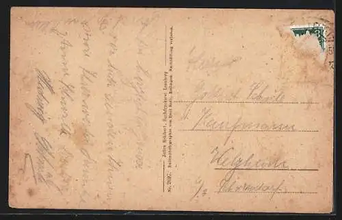 AK Leonberg / Württ., Teilansicht mit Strassenpartie