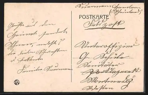 AK Essen /Ruhr, Handelshof mit Grand Hotel