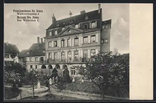 AK Colmar, Pensionshaus St. Anna, Wickramgasse 4