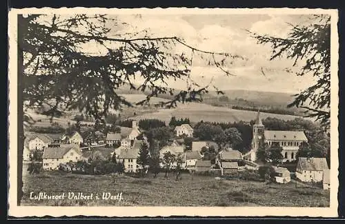 AK Valbert i. Westf., Ortsansicht aus der Vogelschau