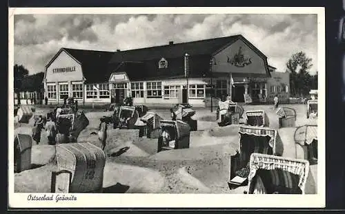 AK Grömitz, Blick auf die Strandhalle