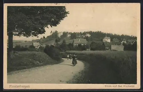 AK Finsterbergen, Blick auf das Kurhaus