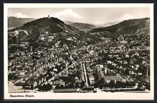 AK Heppenheim /Bergstr., Stadtansicht aus der Vogelschau