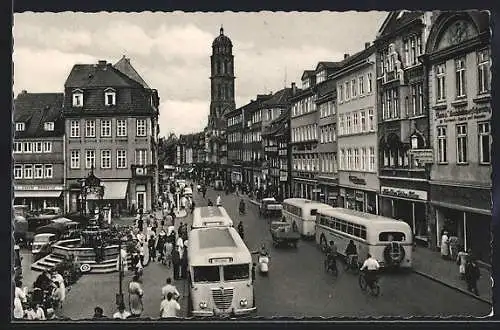 AK Göttingen, Brunnen in der Weenderstrasse