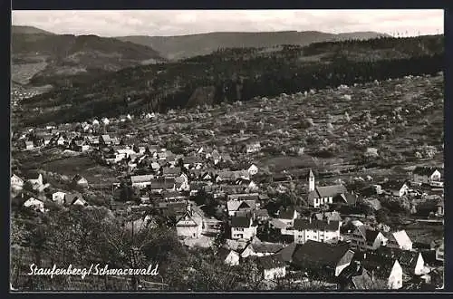 AK Staufenberg / Baden, Ortsansicht aus der Vogelschau