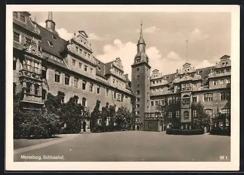 AK Merseburg, Partie im Schlosshof