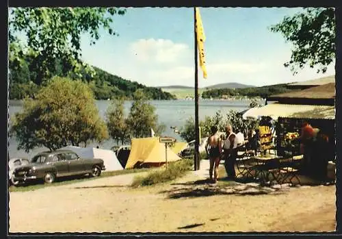 AK Scheld über Korbach, Zeltplatz Bettenhagen, Inh. M. Seidlitz