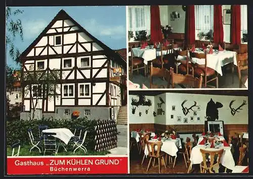 AK Büchenwerra, Gasthaus Zum kühlen Grund, Inh. Günter Hartung