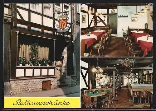 AK Hann. Münden, Hotel-Restaurant Rathausschänke, Inh. Eberhard Püchel