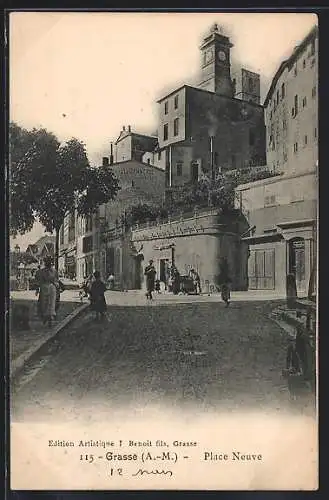 AK Grasse /Alpes-Maritimes, Place Neuve