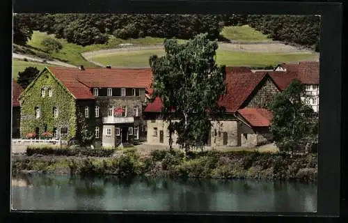 AK Nieder-Werbe an Edersee, Gaststätte Werbetal, Inh. Christian Gerlach