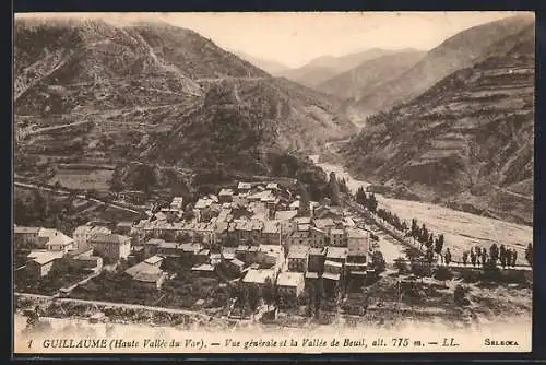 AK Guillaume, Haute Vallée du Var, Vue générale et la Vallée de Beuil