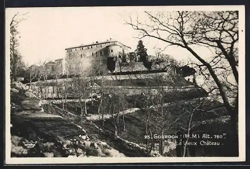 AK Gourdon /A.-M., Le Vieux Château