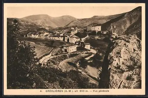 AK Gréolières /A.-M., Vue générale