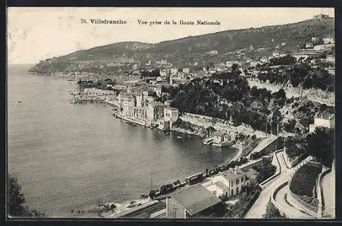 AK Villefranche, Vue prise de la Route Nationale