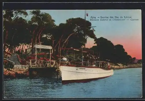 AK Cannes, Service des Iles de Lérins, Bateaux Estérel et Chanteclair