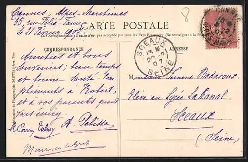 AK Cannes, Debarcadère de l`Ile St-Honorat