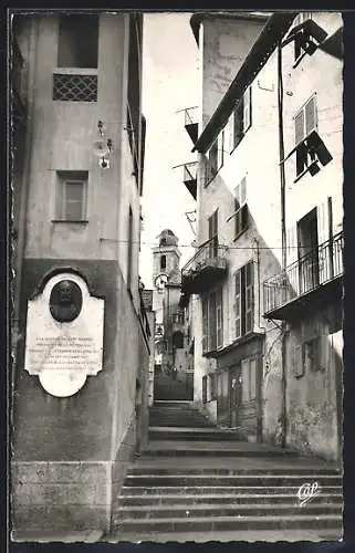 AK Villefranche-sur-Mer, Rue de l`Eglise