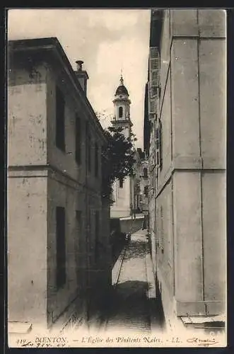 AK Menton, L`Église des Penitents Noirs