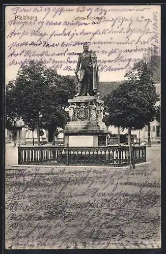 AK Pfalzburg, Lobaudenkmal