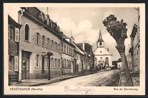 AK Fénétrange, Rue de Sarrebourg