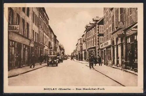 AK Boulay /Moselle, Rue Maréchal-Foch