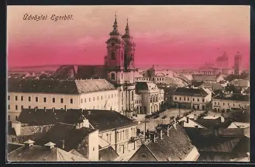 AK Eger, Kirche im Ortsbild