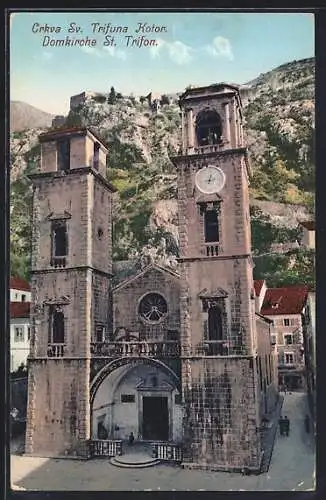 AK Kotor / Cattaro, Motiv der Domkirche St. Trifon