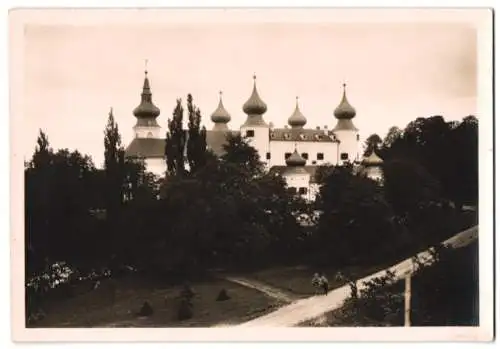 Fotografie unbekannter Fotograf, Ansicht Artstetten-Pöbring, Schloss mit Schlosspark