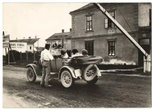 Fotografie Schleich & Hilscher, Wien, Auto-Rennen, Messpunkt - Checkpoint