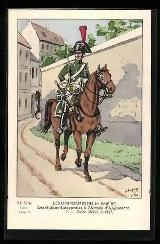 Künstler-AK Les Guides-Interprètes à l`Armée d`Angleterre, Guide 1807