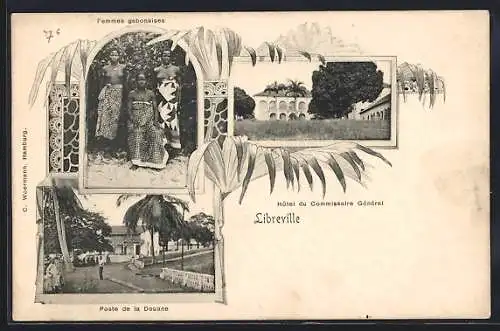 AK Libreville, Hotel du Commissaire Général, Femmes gabonaises, Poste de la Douane