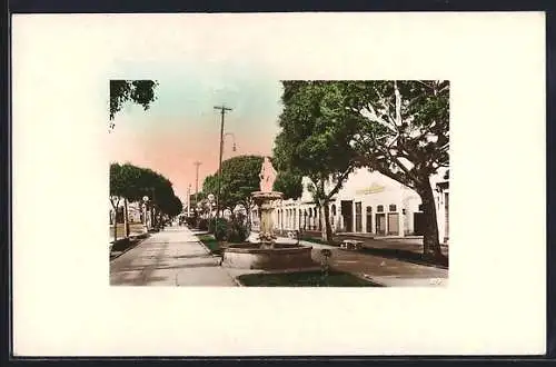 AK Habana, Prado y Fuente Neptuno