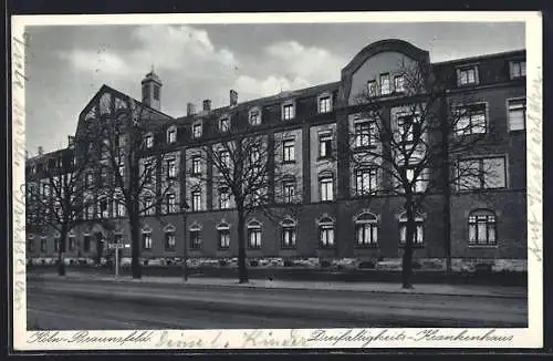 AK Köln-Braunsfeld, Dreifaltigkeits-Krankenhaus der Dominikanerinnen, Aachenerstrasse 445