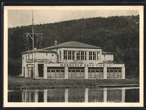 AK Hann. Münden, Clubhaus Mündener Kanu-Club e. V., Fährweg 7a