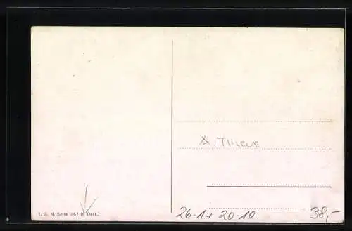 Künstler-AK A. Thiele: Zwerg schläft auf Hängematte, andere ärgern ihn, Fliegenpilze