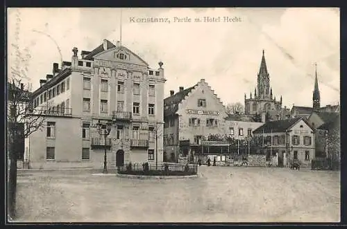 AK Konstanz, Hotel Hecht am Fischmarkt