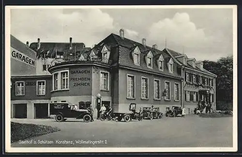 AK Konstanz a. B., Gasthof zum Schützen, Wollmatingerstrasse 2