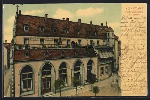 AK Konstanz, Restaurant Kath. Vereinshaus St. Johann