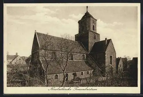 AK Treuenbrietzen, Ansicht der Nicolaikirche