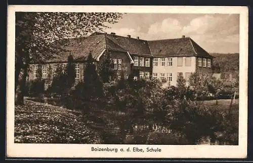 AK Boizenburg a. d. Elbe, Blick zur Schule