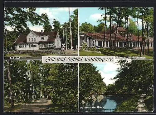 AK Sandkrug / Oldenburg, Bahnhof, Oldenburger Kinderheim