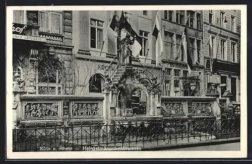 AK Köln a. Rh., Der Heinzelmännchenbrunnen