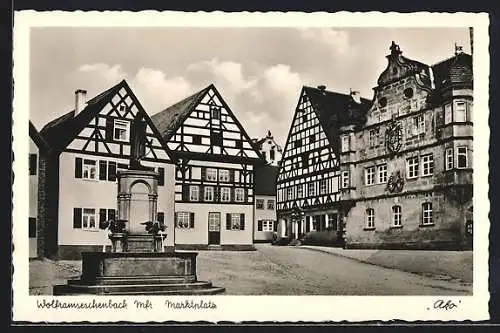 AK Wolframseschenbach / Mfr., Marktplatz