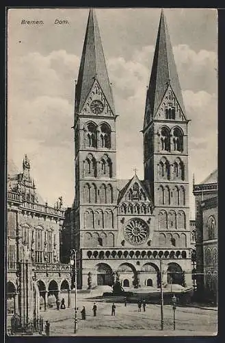 AK Bremen, Der Dom mit Platz