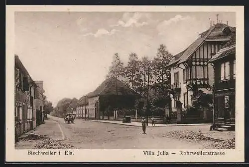 AK Bischweiler i. Els., Villa Julia in der Rohrweilerstrasse