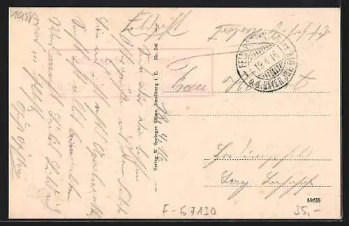 AK Wisch, Partie in der Hauptstrasse