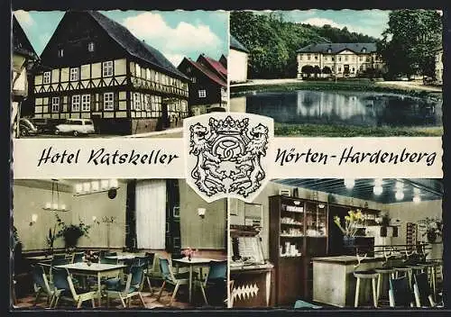 AK Nörten-Hardenberg, Hotel Ratskeller, Wappen